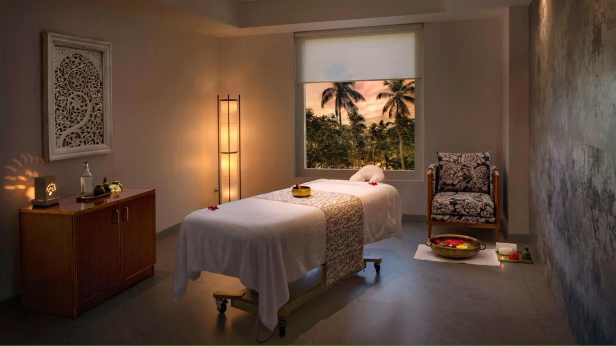 O By Tamara, Trivandrum Thiruvananthapuram Exteriör bild A treatment room at the spa